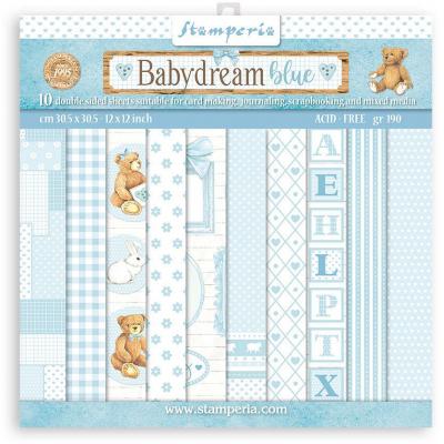 Stamperia Babydream Blue - Paper Pack